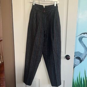 Counterparts Womens 10 Charcoal High waisted. Tapered Leg. Made in Italy.